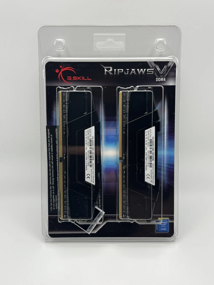 メモリー G.SKILL DDR4-3200 PC4-25600 16GB(8GBx2) G. SKILL PC4-25600 (DDR4-3200) Bus Speed DDR4 SDRAM Memory (RAM