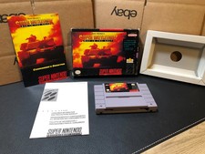 SUPER BATTLETANK WAR IN THE GULF SNES GAME CIB