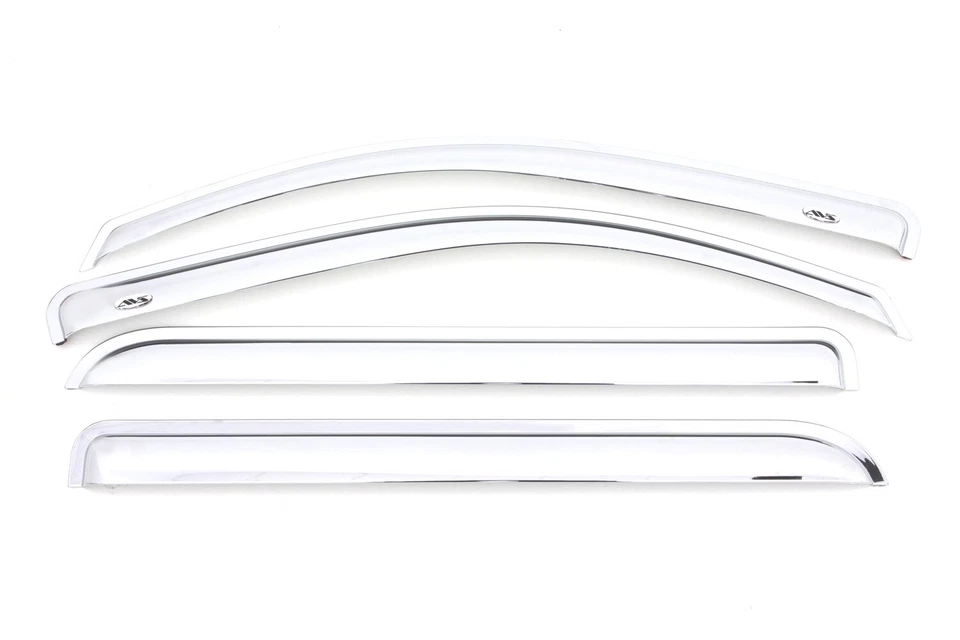 AVS Ventvisor 4pc Chrome Window Deflectors for Select Silverado Sierra 684536 Foto 3 de 4