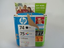 74 75 HP black color COMBO ink PhotoSmart C5250 C5240 D5360 D5345 printer copier