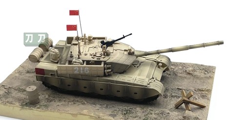 1/72 China ZTZ-99A Main Battle Tank Alloy Finished Model With Scene Sand Table - Picture 8 of 21