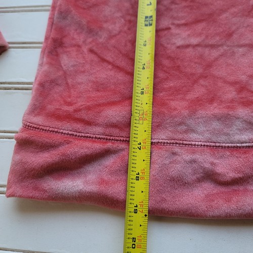 So cozy Pullover Girls Sweatshirt Super soft long Coral Pink Sequin L 10-12 - Picture 7 of 9
