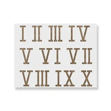 Roman Numerals Stencil - Durable & Reusable Mylar Stencils