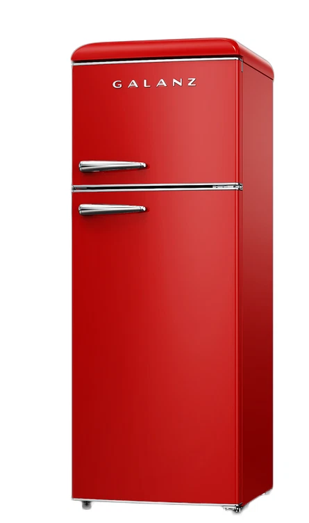 Galanz Retro 7.6 Cu. Ft Top Freezer Refrigerator Red eBay