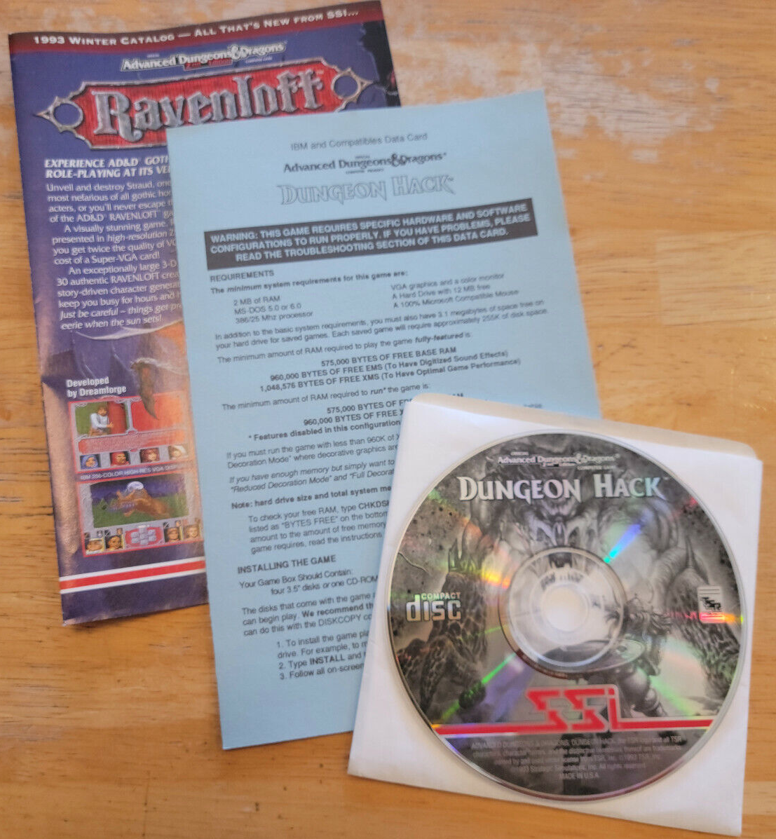 Dungeon Hack (PC, 1993) for sale online | eBay