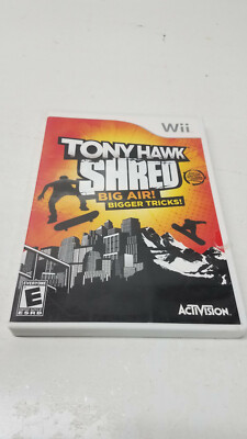 TONY HAWK SHRED BIG AIR BIGGER TRICKS NINTENDO WII TESTED