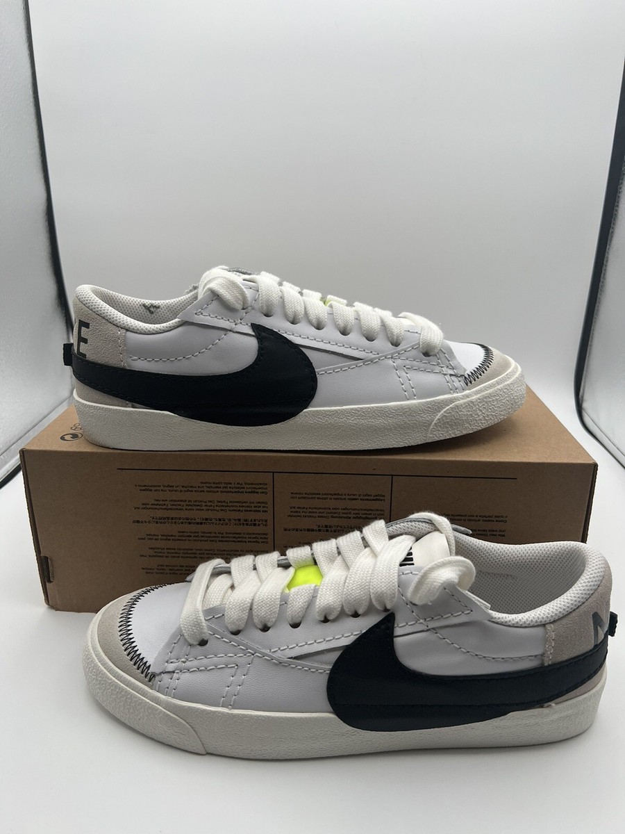 Nike Wmns Blazer Low '77 Jumbo White Sail Black Size 9