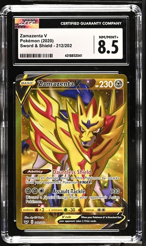 Zamazenta V graded CGC 8.5 for sale on eBay