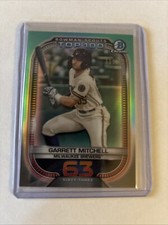 2021 Bowman - Bowman Scouts Top 100 Aqua Refractor #BTP-63 Garrett Mitchell /125