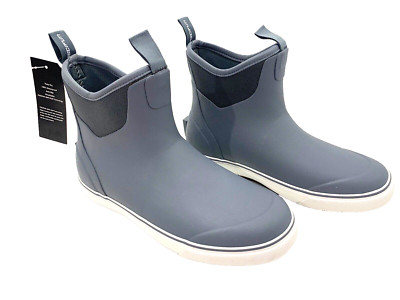 Piscifun Men s Deck Boots Waterproof Fishing Rain Boots Anti-Slip Rubber Boot 7