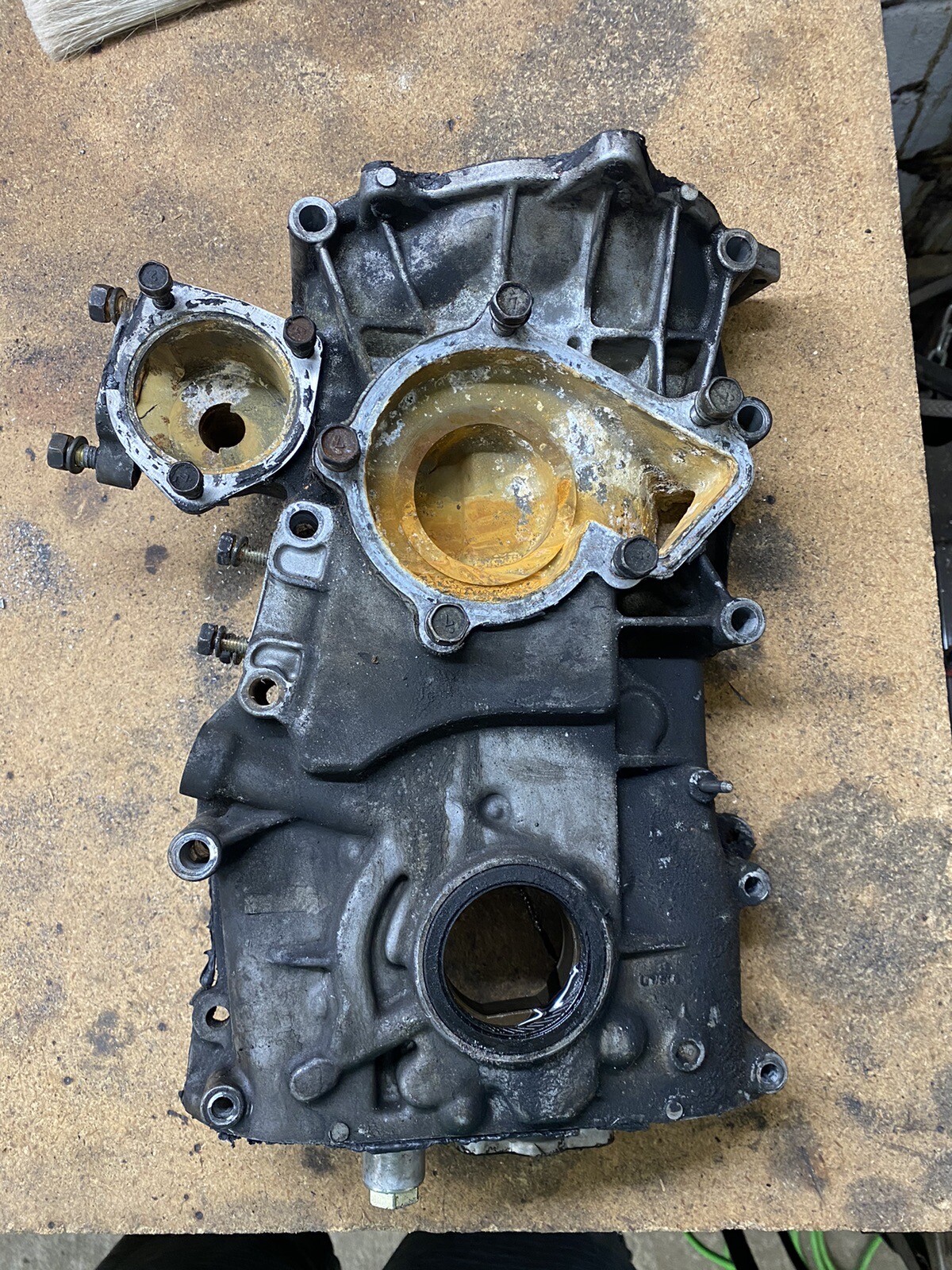 9198 Nissan 240sx Ka24de Front Timing Cover Oil Pump Housing S13 S14