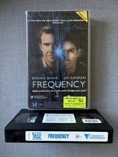 FREQUENCY VHS Big Box EX-Rental Dennis Quaid Action Thriller 2000 Video Tape