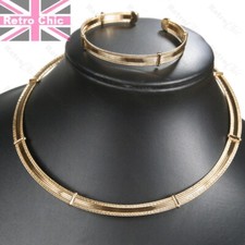 RETRO tribal GOLD FASHION metal COLLAR NECKLACE choker BRACELET OPTION boho