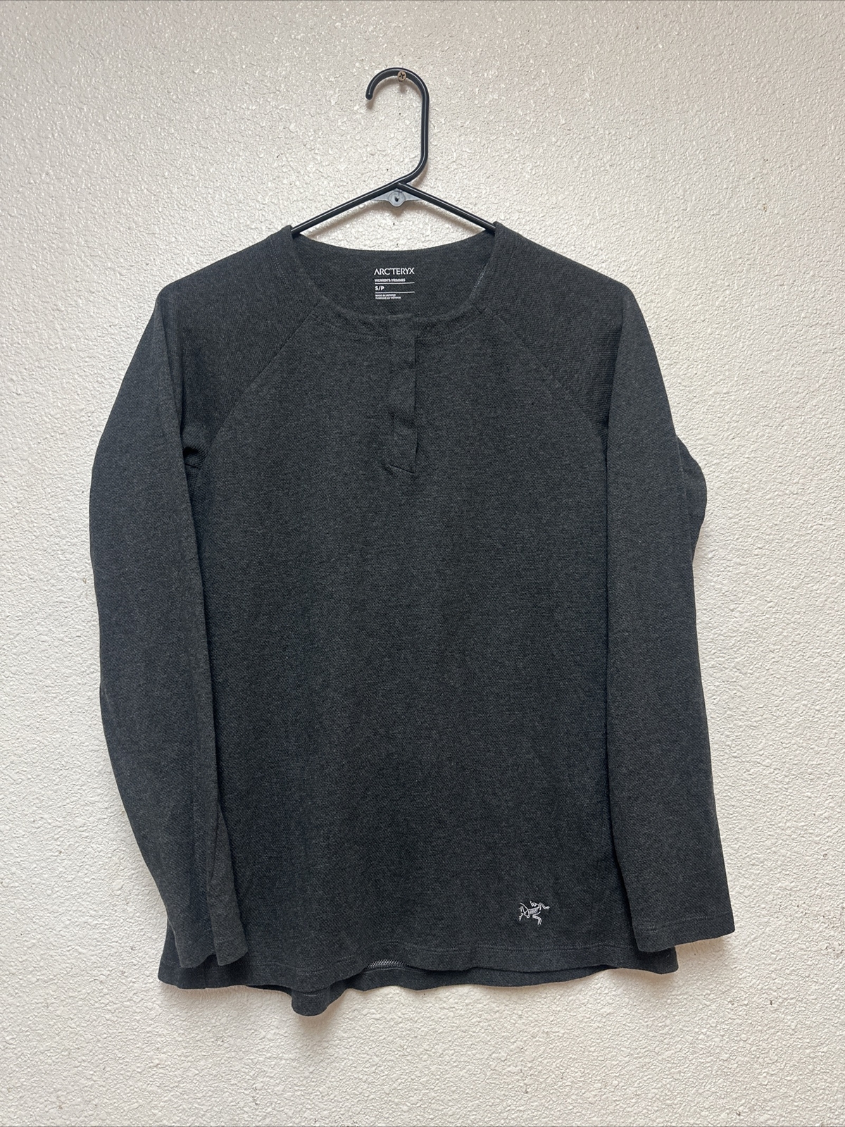 ARC'TERYX Sirrus Henley pullover maniche lunghe donna grigio taglia S