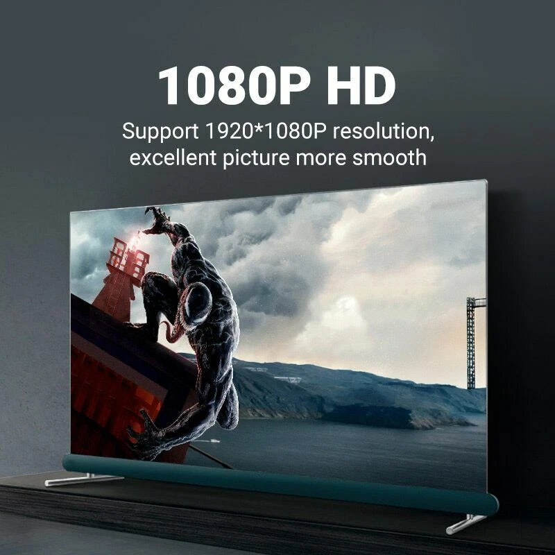 VGA SVGA 15 Pin PC to Monitor TFT TV LCD Extension Cable Male to Male Lead New - Image 2 of 4