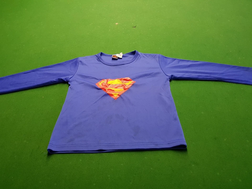 Disfraz Superman 3 Piezas Top Pantalones Capa Niños Niños Años 3 a 5 Foto 4 de 4