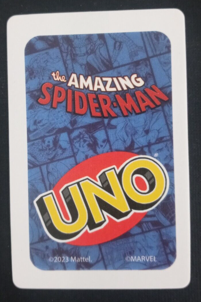 UNO The Amazing Spider-Man Card Yellow Mysterio Reverse Card | eBay