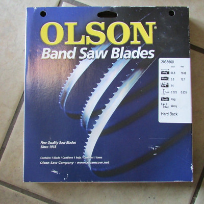 Olson Band Saw Blades - Hard Back - #2033660 - 64.5'' Long - 0.5 Wide    (B 93)