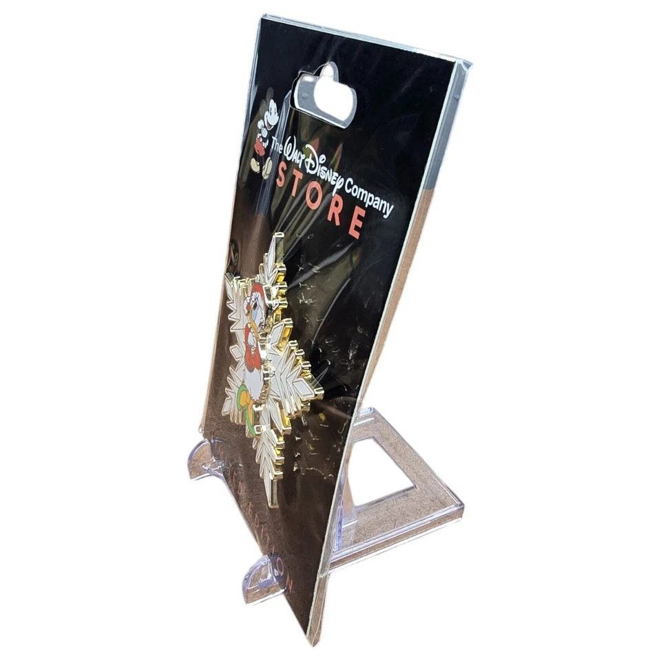 Broche floco de neve Disney Store edição limitada pato margarida - NOVO - Imagem 3 de 4