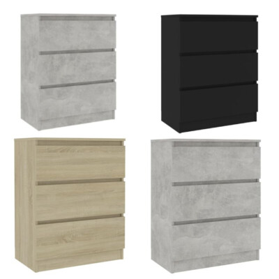 Sideboard 3 Schubladen Kommode Schrank Beistellschrank Holzwerkstoff vidaXL