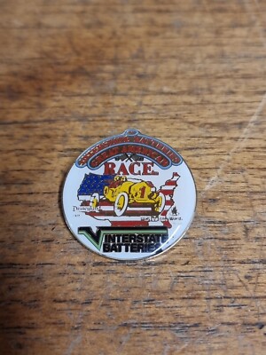 Interstate Batteries Great American Race Badge Disney Land World 