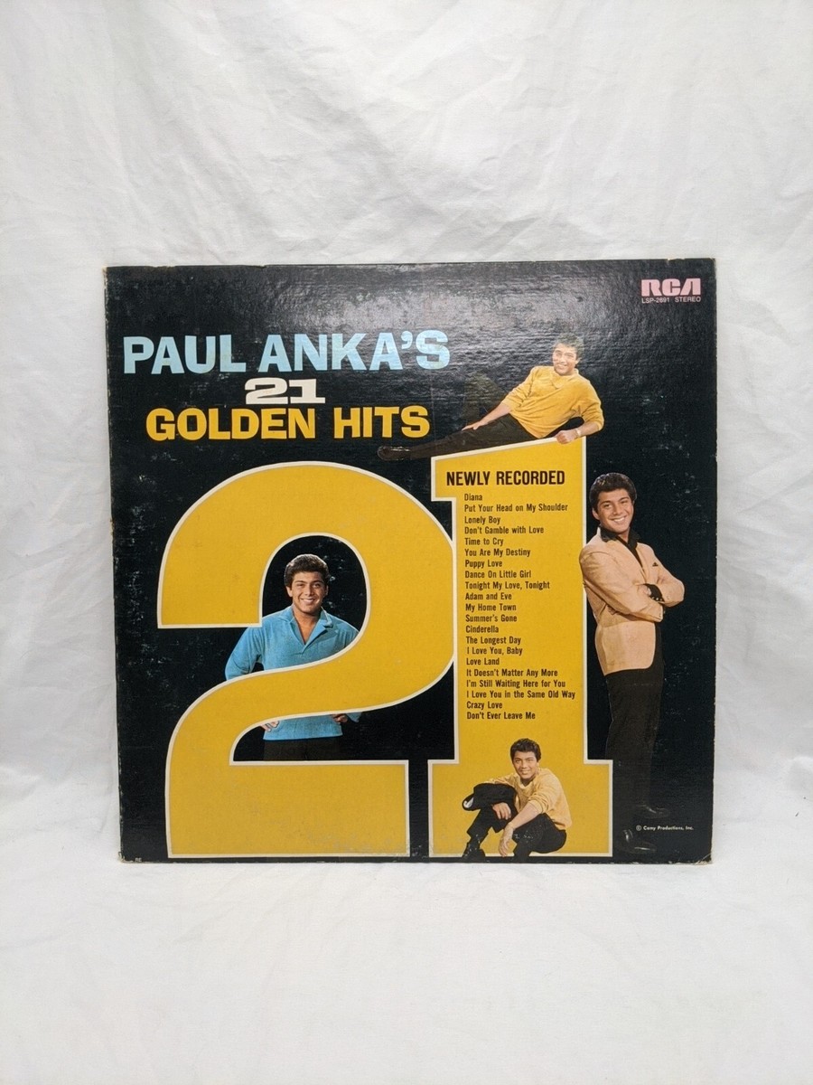 Paul Ankas 21 Golden Hits Vinyl Record | eBay