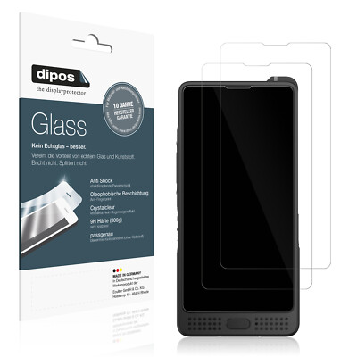 2x Schutzfolie für Sonim XP10 - Anti-Shock 9H Folie dipos Glass Kunststoffglas