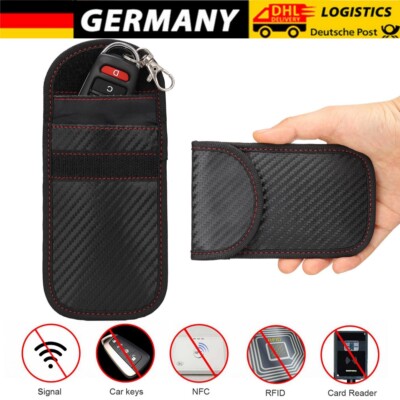 Keyless Go Schutz Autoschlüssel Etui Tasche RFID Signal Blocker Schlüssel Hülle