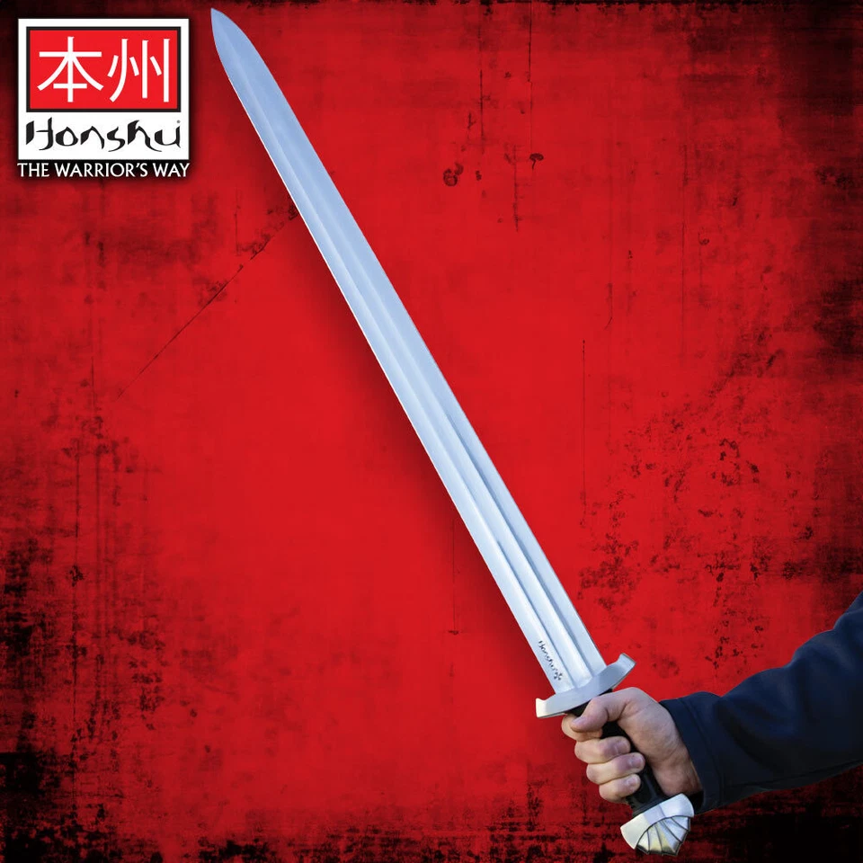 Espada vikinga Honshu con vaina | Hoja de acero al carbono | 38 1/2" en general Foto 4 de 4