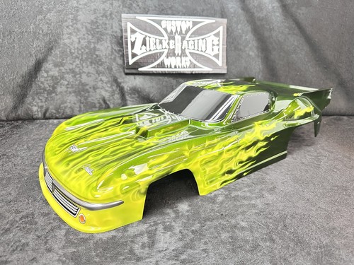 CUSTOM PAINTED RC DRAG BODY NO PREP LOSI 22S AE DR10 TRAXXAS SLASH 1963 SINGRAY - Picture 2 of 21