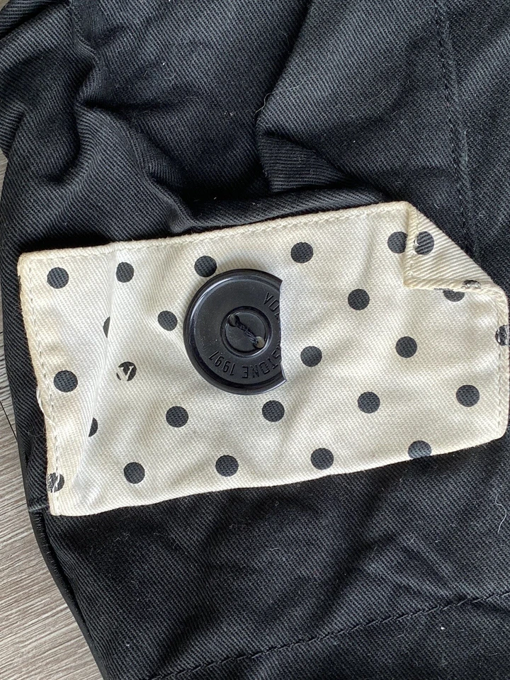 Volcom Handtasche schwarz weiß Punkte gepunktet Skater - Bild 2 von 3