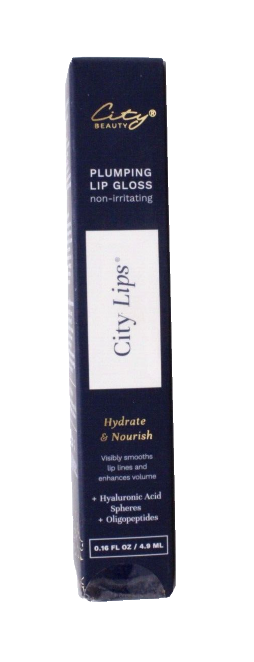 [CITY BEAUTY] City Lips Clear PLUMPING LIP GLOSS Sealed *NEW*