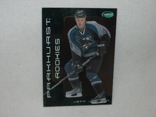 Jeff Jillson * 2001/02 Parkhurst * Rookie Card * 427/500 * San Jose Sharks. rookie card picture