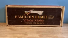 Hamilton Beach Scovill Electric Knifette Model 281 Cordless Kitchen Knife New