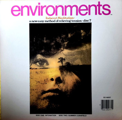 NM 1976 Environments 7 Induced Meditation LP (VINYL MINT / JACKET NM) FREE SHIP