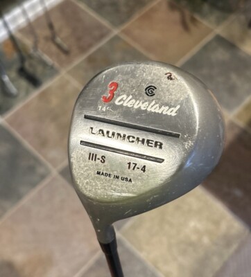 Cleveland Launcher 3 Fairway Wood LH Golf Club * H.E.T. Graphite Boron Shaft