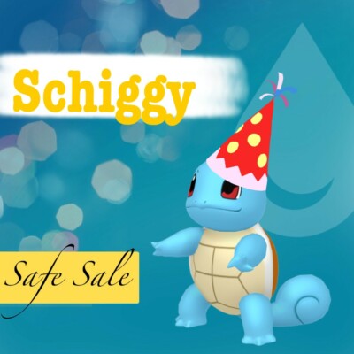 Pokemon  Go - Schiggy Partyhut - Squirtle Party Hat - #007 - New Year Event