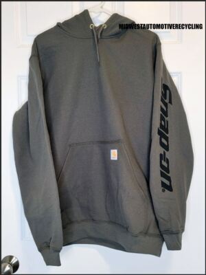 SNAP ON TOOLS CARHARTT HOODIE SWEATSHIRT PULLOVER OD GREEN NEW - Main Image