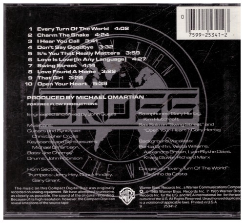 Christopher Cross - Every Turn Of The World , Charm The S [CD] 1985 Warner bros - Picture 2 of 2