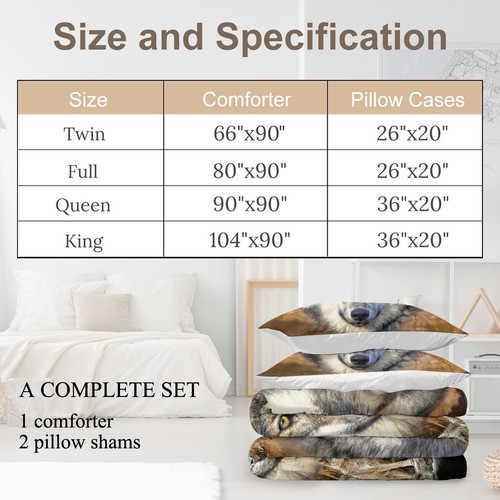 Juego de edredón unicornio ropa de cama tortuga 4 piezas cama lobo tie dye con 1 funda de cojín - Imagen 15 de 64