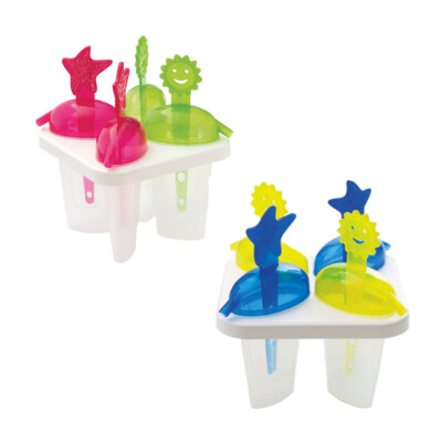 Snips Mister Ice Lollipop / Eiscreme Form - 4 Eis Lollis