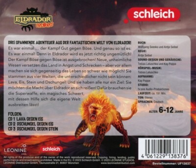 SCHLEICH ELDRADOR CREATURES HÖRSPIELBOX 1 - VARIOUS   CD NEU