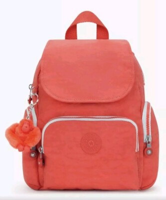 Kipling City Mini Almost Coral Small Backpack Rucksack 9 Liter UVP88 