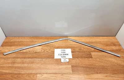   82-88 OEM BMW E28 528e 535 Front Driver Door Exterior Trim Cover Chrome *