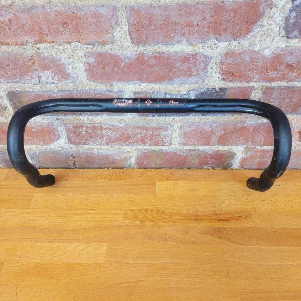 Barra de caída SALSA Poco 26,0 mm abrazadera 41 cm (o-o) 226 g bicicleta de grava Fixie de carretera d11 Foto 4 de 4