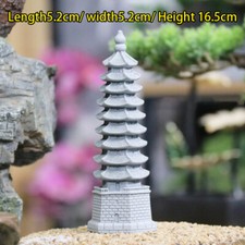 Statua gazebo decorazione giardino torre giapponese modello mini pagoda per acquario pesci