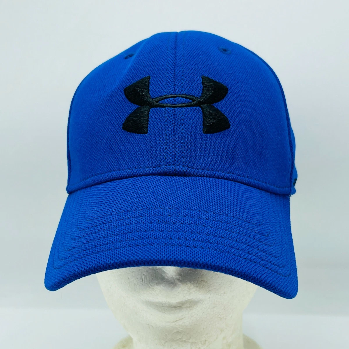 Under Armour Mens Fitted M L Baseball Hat Cap Blue