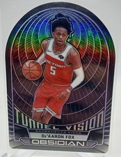 2019-20 Obsidian Tunnel Vision Purple Etch- De'Aaron Fox /50 Color Match 
