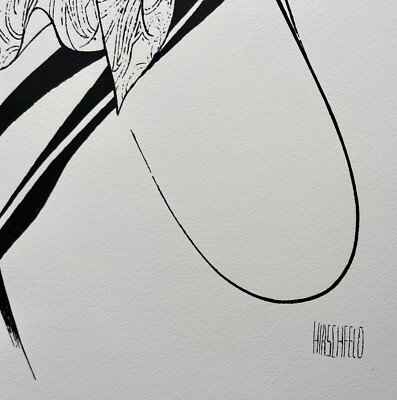 Al Hirschfeld MICK JAGGER Facsimile Signed Limited Edition