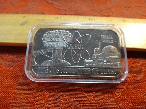 It's Just a Matter of Time AEC 795/1000 1 Oz .999 Silberbarren - Death Valley Mint
